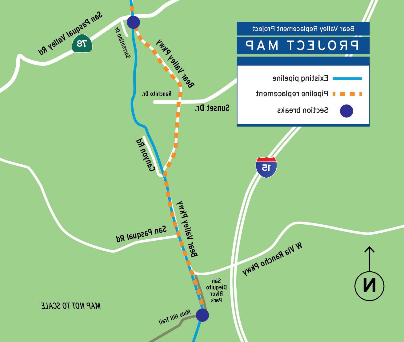 Bear Valley map